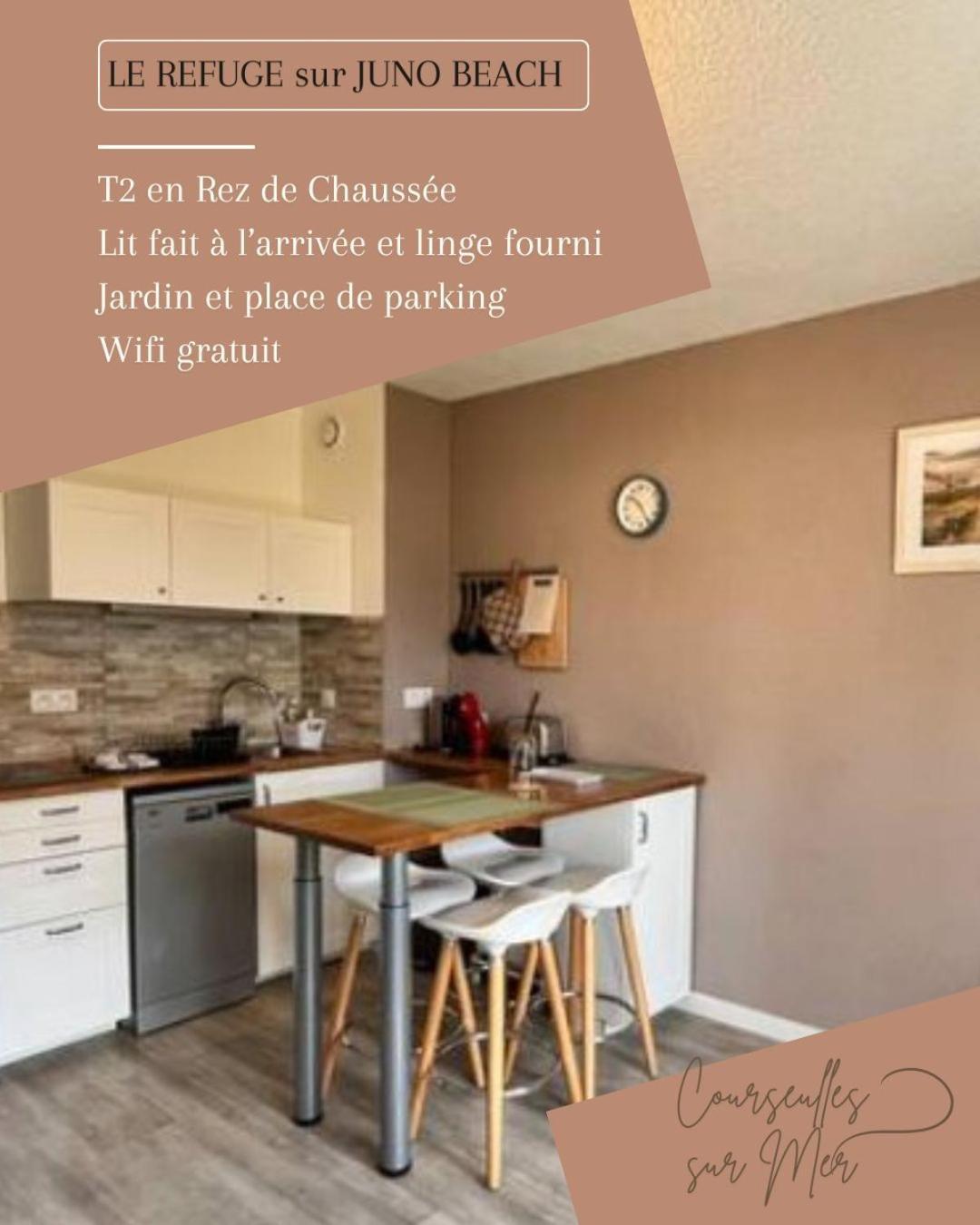 Apartament Le Refuge Marin Courseulles-sur-Mer Zewnętrze zdjęcie