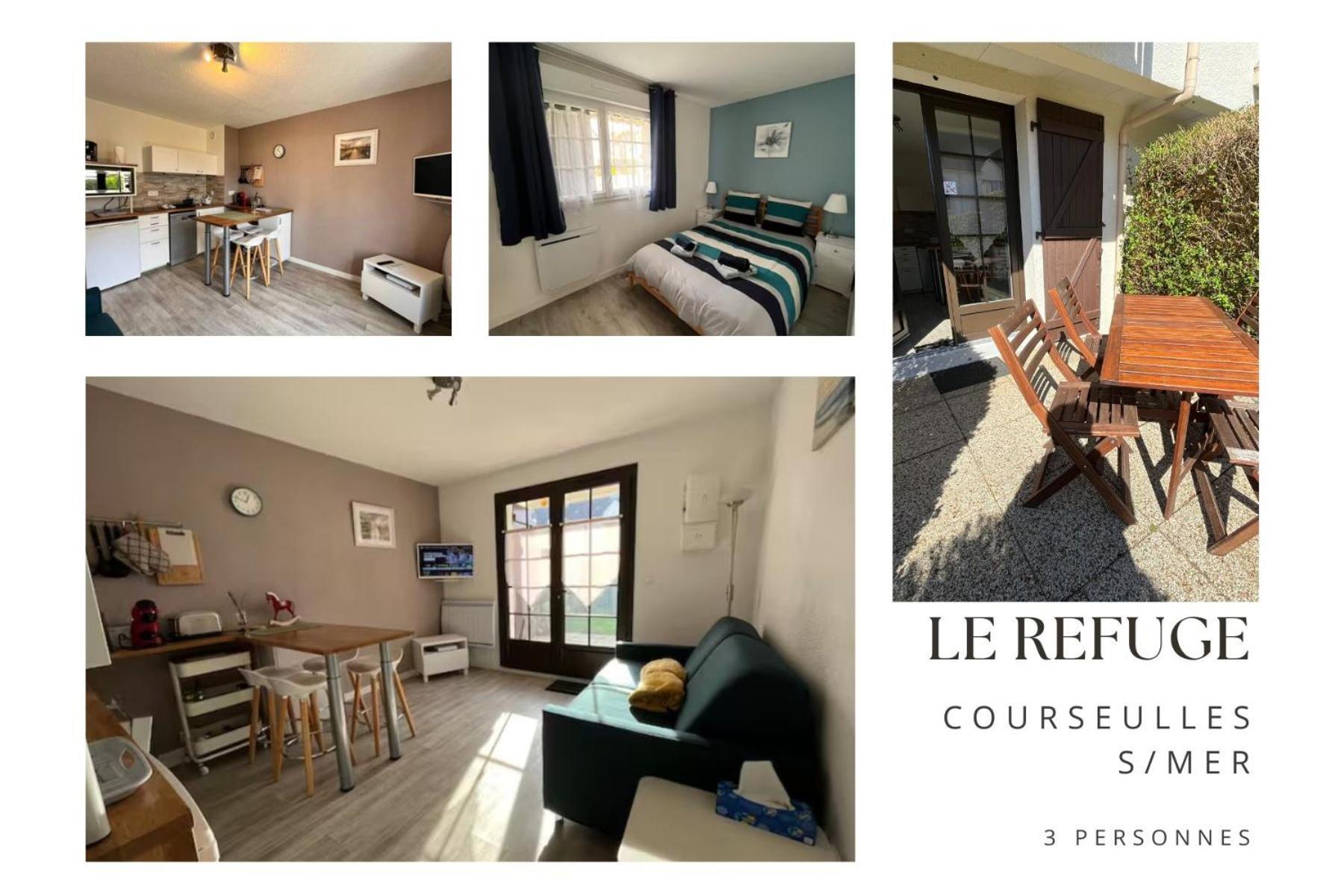 Apartament Le Refuge Marin Courseulles-sur-Mer Zewnętrze zdjęcie